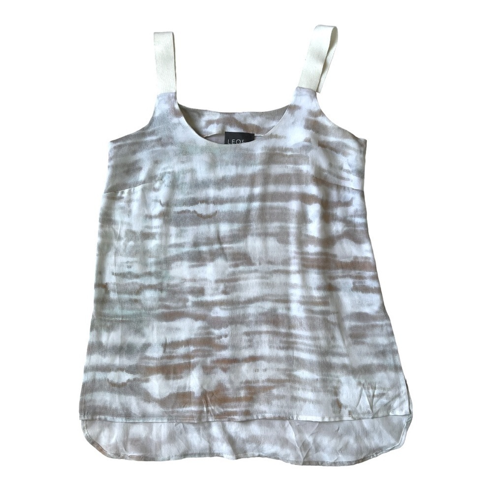 LEO & SAGE silk tank top size small